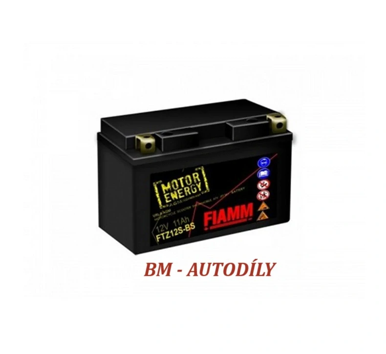 Motobaterie FIAMM Motorenergy AGM 11Ah 12V 205A FTZ12S-BS