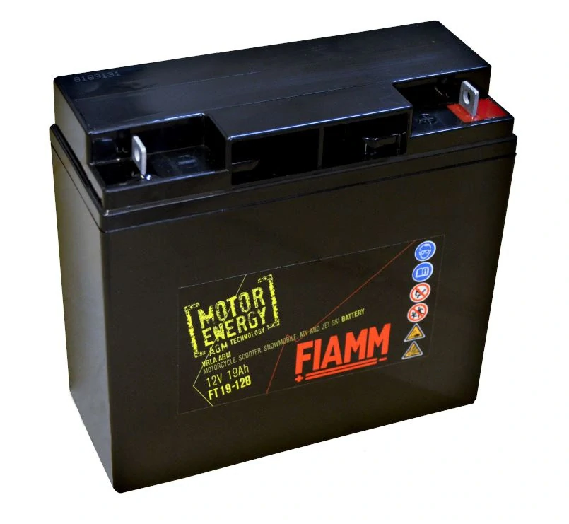 Motobaterie Fiamm AGM 12V 19Ah 210A FT19-12B (BMW, sekačky) 