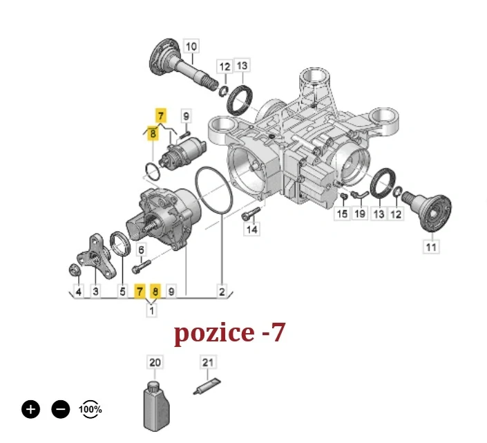 5WA907554M čerpadlo s řídící jednotkou Haldex gen.6