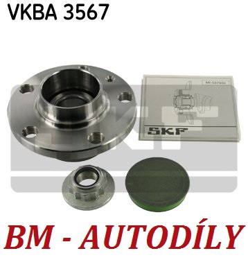 Náboj kola s ložiskem SKF VKBA3567 ( 713610490, R157.31, 6Q0501611, 6Q0501611F ) Audi, Seat, Škoda, VW