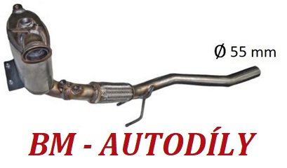 Filtr pevných částic DPF Škoda Superb II 1.9 TDi, 2.0 TDi 1K0254705M (1K0254700NX, 1K0254702R,JMJ 1078, 3C0254701PX, 1K0254702H, 1K0254702KX)
