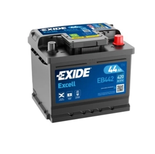 Autobaterie EXIDE Excell 12V 44Ah 420A EB442