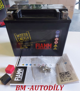Motobaterie FIAMM Motorenergy AGM 12Ah 10V 150A FTX12-12BS (FTX12-BS)