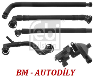 FEBI BILSTEIN 46303 Filtr odvzdušnění klikové skříně - sada BMW (11617501566, 11611432558)
