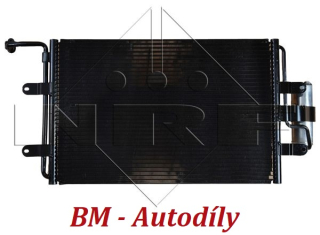 Chladič klimatizace NRF OE 1J0820413N ( 1J0820413A, 1J0820413B, 1J0820413D ) Audi, Seat, Škoda, VW