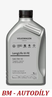 GS55545M2 (G055545M2) Motorový olej VAG 0W-30 LongLife III 504.00/507.00 1L