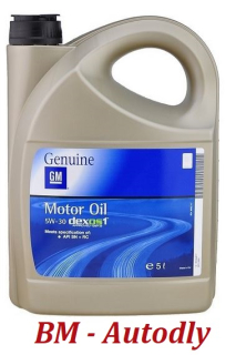 95599877 Motorový olej GM / OPEL 5W30 Dexos1, generace 2 5L