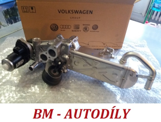 Chladič zpětného vedení spalin ORIGINÁL VAG 03L131512DQ (03L131512CF, 03L131512CH, 03L131512N, 03L131512AP, 03L131512AT)