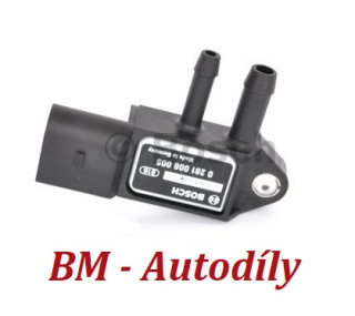 Senzor odchylky tlaku BOSCH 0281006005 (059906051A, 07Z906051B, 95860615110) Audi, Seat, Škoda, VW