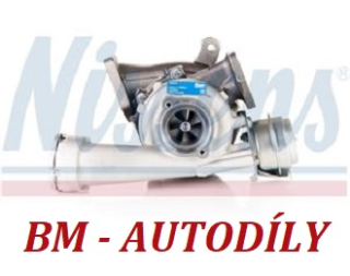 Nové turbodmychadlo NISSENS 070145701K (070145701KV, 070145701KX, 729325-5004S) VW Multivan, Transporter T5 2,5TDI