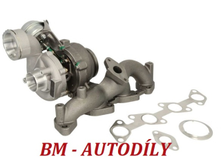 Nové turbomychadlo NISSENS 03G253010J (03G253010JX, 03G253014H, 03G253014HX, 03G253019A) Audi, Škoda, Seat, VW