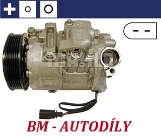 Kompresor klimatizace MAHLE ACP 18 000S (6Q0820808F, 6Q0820808D, 6Q0820808, 6Q0820808B, 6Q0820803J)