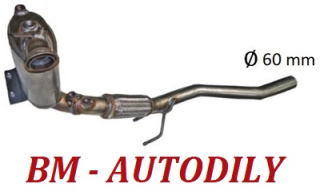 Filtr pevných částic DPF Škoda Octavia II 2.0 TDi 1K0254702E (JMJ 1072, 1K0254702L, 1K0254700K, 1K0254700PX, 1K0254701QX, 1K0254705S, 1K0254702LX, 1K0254702FX)