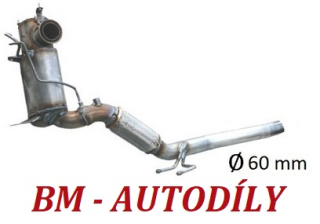 Filtr pevných částic DPF Audi A3 2.0TDi - 1K0254706CX (1K0254706EX, JMJ 1114 , 1K0254703PX, 1K0254706FX, 1K0254704RX, 3C0254702LX)