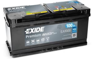 Autobaterie EXIDE Premium 12V 100Ah 900A EA1000