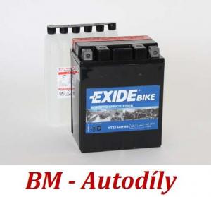 Motobaterie EXIDE BIKE Maintenance Free 12Ah, 12V, YTX14AH-BS (ETX14AH-BS)