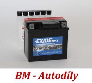 Motobaterie EXIDE BIKE Maintenance Free 4Ah, 12V, YTX5L-BS (ETX5L-BS)