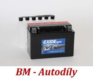 Motobaterie EXIDE BIKE Maintenance Free 8Ah, 12V, YTX9-BS (ETX9-BS)